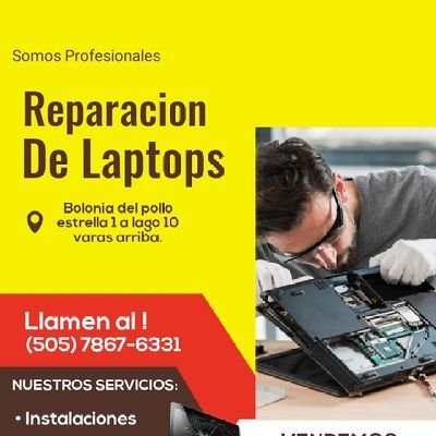 Somos una empresa nicaragüense que ofrece servicios informático como venta y reparación de laptops y computadora de escritorio