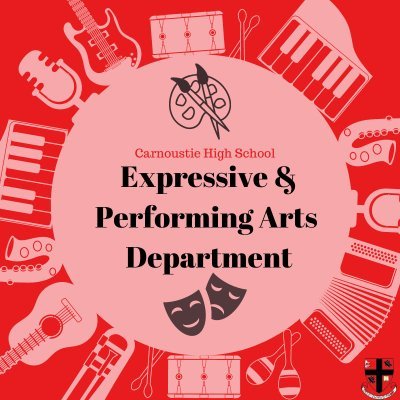 Carnoustie High School Expressive Arts Department - showcasing talent, skill and achievements from pupils in Art and Design, Music, and Music Technology.