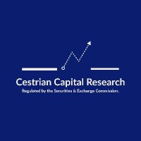 Cestrian Capital Research, Inc - SEC Regulated.(@CestrianInc) 's Twitter Profile Photo