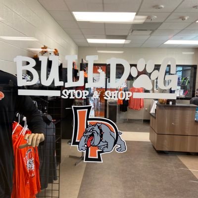 La Porte High School Business Students bring you the Bulldog Stop & Shop - for your school spirit, gift, and snack needs. #DECA #LavishTs