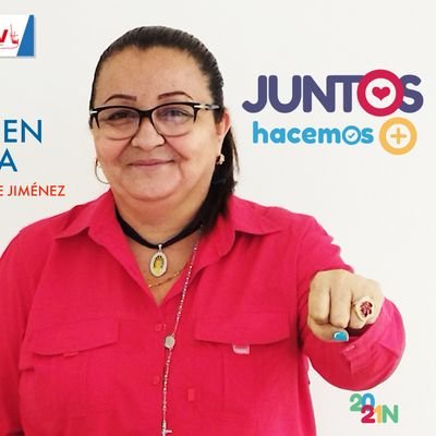 Candidata a la Alcaldía del municipio Jiménez estado Lara por el Partido PSUV-GPPSB
 Quiboreña, Trabajadora y Luchadora por mi pueblo
 VENCEREMOS