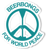 Beerbongs4Peace's profile picture. A non-profit company devoted to philanthro-partying. We sell beerbongs and donate the proceeds to charity. Each sale feeds 6 hungry children!
