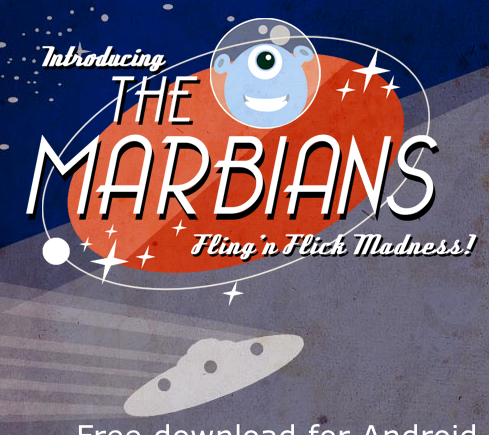 Help The Marbians collect Moon Stones and get to their UFOs. Coming soon for iOS and Android!