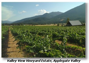 The Rogue Valley AVA, a subAVA of Southern Oregon, is the furthest south of Oregon's wine regions and generally favors warmth-loving varieties.