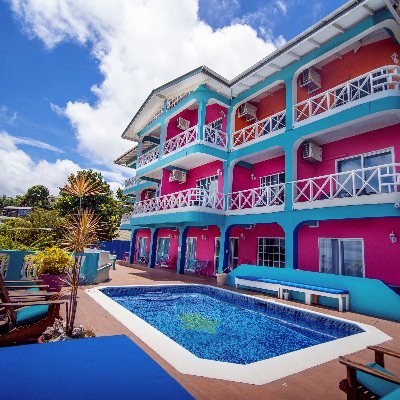 Swedish / Grenadian hotel with focus on sustainable tourism and responsible travel.