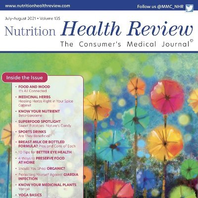 Nutrition Health Review: The consumer's medical journal. Published bimonthly by @MatrixMedComm.