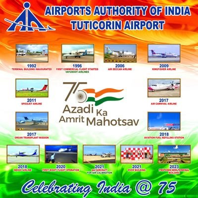 Official Twitter Handle of AAI, Tuticorin Airport.