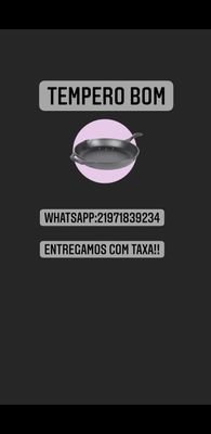 TRABALHAMOS COM MASSAS DE VARIADOS TIPOS.🍜🍤
EM BREVE NOVIDADES🤫
Whatsapp 21971839234