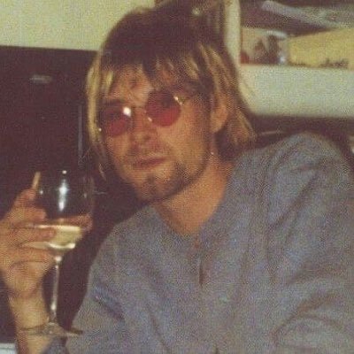 Kurt D. Cobain!! singer/gheetawrist!! feminist! god is gay!! i love cats 🐈🐈‍⬛ married 💍 i have a beautiful daughter, Frances!! ♥️ he/him ♓️💘🎸🎤(PARODY ACC)