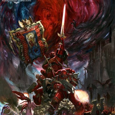 Excuse to be a reply guy. Blood Angel fan! (duh) “For The Great Angel!!”