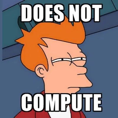 doescomputing's profile picture. Professional “problem solver” | BS, MS, MBA, CQE, CQA | asks Qs when logic does not compute | likes nuance and data | politically homeless | general mood: 😑