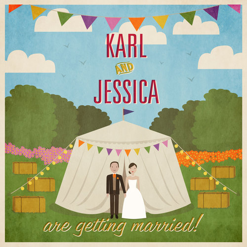 Beautiful, quirky and individual wedding stationery from Ink Love