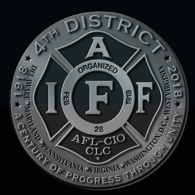 International Association of Fire Fighters (IAFF) 4th District Vice President. Proudly representing over 32,000 IAFF members in MD, DE, PA, VA, WV, & DC.