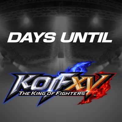 Counting down the days until the release of The King of Fighters XV | Feb. 17, 2022

#DaysUntilKOFXV
(managed by @geos9104)