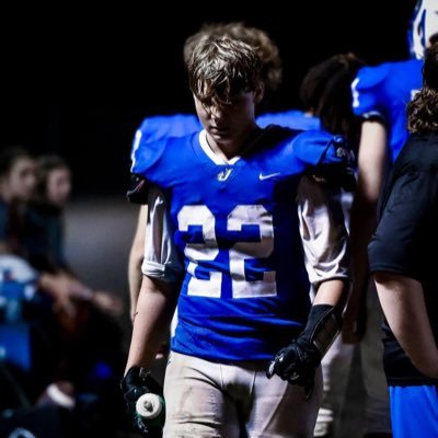 C\O 2025|*|Jellico high school|*|MLB/RB|*|#22|*|6’0|*|205 lbs|*|GPA 3.0|*|Code Blue 7V7|*|🙏 E✉️:Samuelproffitt22@gmail.com|*|🏈NCAA ID# 2312181457