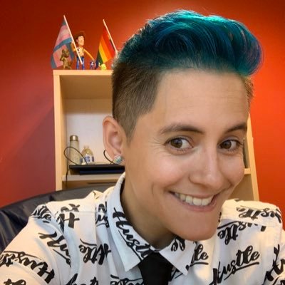 OneOfAQueer's profile picture. Love my fur babies. Empowered to create inclusive and safe spaces. I am a they/them and I love mi novia. I’m pan and non-binary.