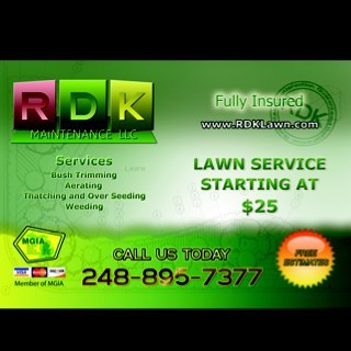 Rdkmaintenance's profile picture. premium outdoor services