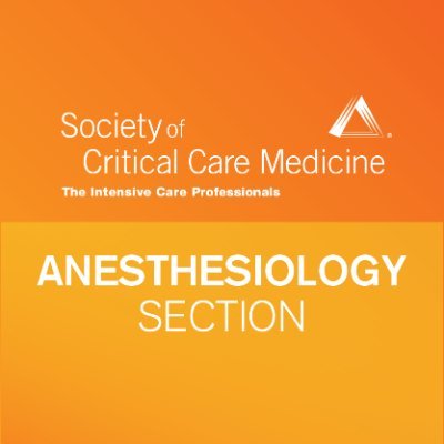 The @SCCMAnesthesiology Section offers networking, education, and professional development. Tweets are managed by the section do not reflect the views of @SCCM.