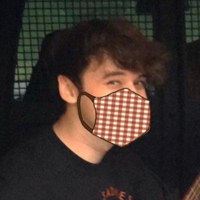 funny british man as funky masks off the internet