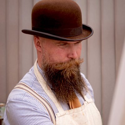 York based artist **Art in the Park 2024-25, Rowntree Park, York** Planes, trains, automobiles; #art, and beards