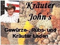 Kräuter-John ist mein kleiner Online Shop für Kräuter, Gewürze, Rubs, Mischungen für Schnaps und Likör, Kräuter zum Räuchern uvm