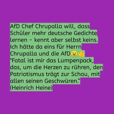 Bei Mastodon unter ZauberKarl. Radikaldemokratisch, Antifaschist,  FuckAfD und FuckPutin ☮🌈🇺🇦