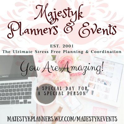 I am a Wedding & Event Specialist! I've been in the industry since 1996 and owned my business since 2001.
I Love what I do & I Love meeting new people! ❤