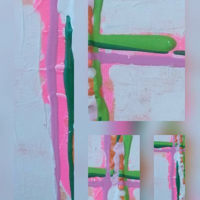 Cryptomania Art is a style that combines oil, acrylic painting and digital art
