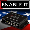 The ONLY Extenders Trusted or Allowed  in US Govt Networks Enable-IT delivers your Ethernet and or Power over Ethernet to places it can't reach!