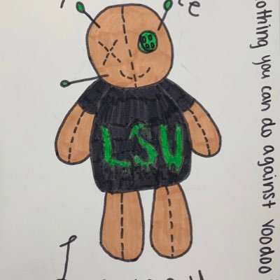 Madam Laveau
Official Mascot of the LSU Voodoos
🖤💚🖤💚
Nothing you can do against Voodoo