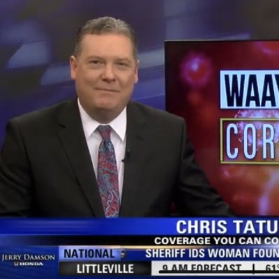 I am an award-winning journalist with a passion for GREAT storytelling.  I co-anchor mornings at WAAY 31 and love Love LOVE being back in the Tennessee Valley.