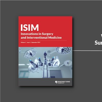 Innovations in Surgery and Interventional Medicine (#ISIMJournal) is a peer-reviewed open-access journal. Editors: @khaledalkattan @AzzamKhankan @InnoJournals