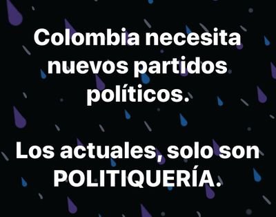 AL 4 % DE TWITTER EN COLOMBIA NO SEAN ILUSOS VOTEN BIEN EL 95%  DE CANDIDATOS ES SHOW ,MAQUINARIA Y DEMAGOGIA VOTEN POR PERSONAS DESCONOCIDAS NO SE PIERDE NADA