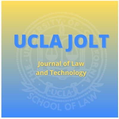 The UCLA Journal of Law and Technology (UCLA JOLT) is dedicated to publishing cutting-edge scholarship on technology law issues.