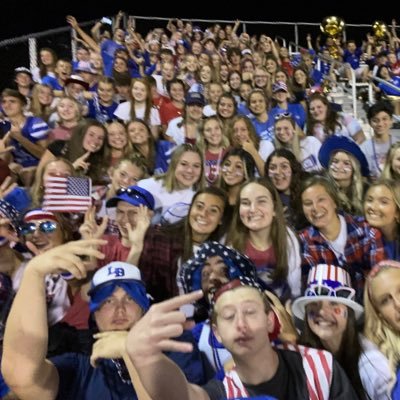 We are the L-B Eagles Student Section 2021-2022. Cheer or go sit with your parents.