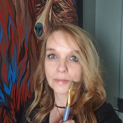 Creator of contemporary /whimsical
acrylic paintings of Alberta landscapes and animals