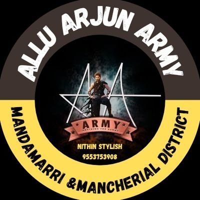 Nithin stylish Allu Arjun Army mancherial