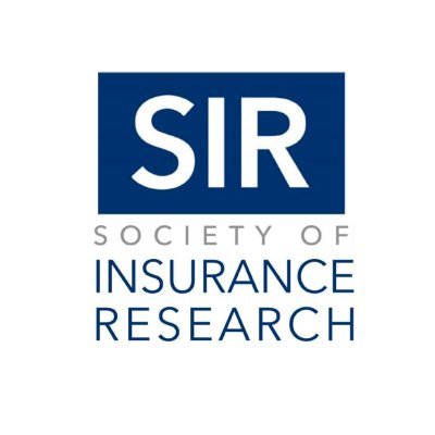 The SIR was founded in 1970 to provide a forum for the exchange of ideas all areas of insurance research. Likes and retweet’s are not endorsements.