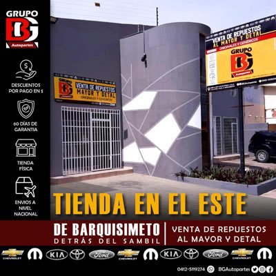 Venta de Repuestos Automotrices🚗🚙 AL MAYOR Y DETAL Carrera 24 con Av. Concordia y calle 6, media cuadra del CNE, CC Levira Local 01 Barquisimeto - Venezuela