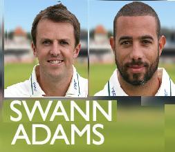 For all things Graeme Swann, for all things Andre Adams and for all things Graeme Swann and Andre Adams.