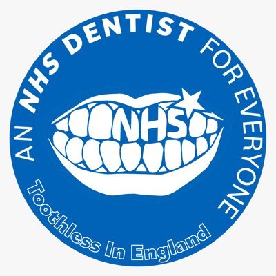 🦷 Toothless in England is calling for ‘An NHS dentist for everyone’. contact@englandsteeth.org 📧