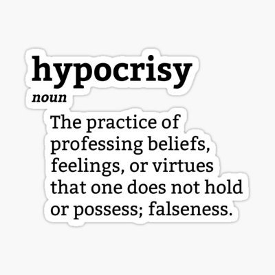 I cannot stand hypocrisy. #EattheRich #autistic