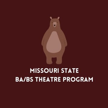 Welcome current or future Bears to the twitter page for Missouri State University's BA/BS Theatre program! Why don't you take your shoes off and stay awhile?