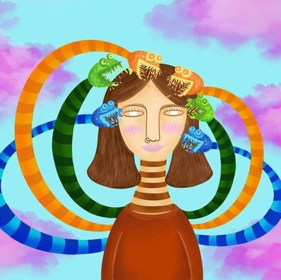 art_prill's profile picture. Visual artist, child like character art, full colour, digital drawing  artworkhttp://hicetnunc.xyz/art_prill