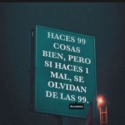 Nada bien.