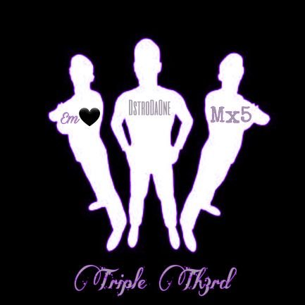 Triple Th3rd is a music group comprised of 3 musicians who occupy the same body, mind and space but who differ greatly when it comes to style and artistry🖤