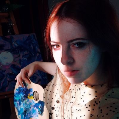 👁I paint dreams in blue👁 
Ginger person, traditional

https://t.co/WaKVodLa7H
https://t.co/Wx1VZuZKfZ…