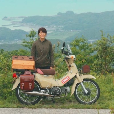 天草うろんころん😊Nバンにカブをトランポ☺️bikeでまだ見ぬ景色を見てみたい🥰カブキャンも好き🏕️ I’m 56. #スーパーカブ110#ドゥカティスクランブラー