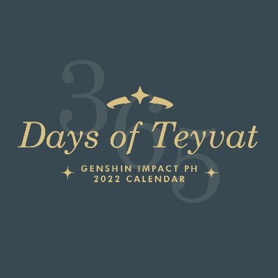 365 Days of Teyvat is a PH based fanmade calendar project featuring characters from Genshin Impact.
Pre-order Period : November 1 to 15,2021.