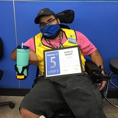 My name is Marcus Allen Romer and I am 30th years ago and I have a disability called Cerebral Palsy in My Wheelchair ♿